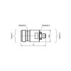 Переход коаксиальный ПК 50-21-28